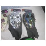 (A-3) 5 Assorted Halloween Masks...
