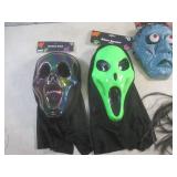 (EW5) 5 Assorted Halloween Masks...
