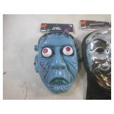 (F-0) 5 Assorted Halloween Masks...