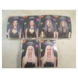 (EW5) 6 Halloween Long Wigs 2 Each ...