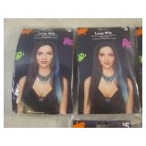 (EW5) 6 Halloween Long Wigs 2 Each ...