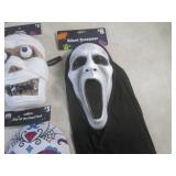 (EW5) 5 Assorted Halloween Masks...