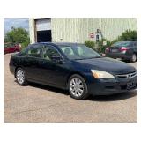 2007 HONDA ACCORD EX-L V-6 (NO RESERVE)