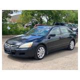 2007 HONDA ACCORD EX-L V-6 (NO RESERVE)