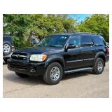 2005 TOYOTA SEQUOIA SR5 *4x4* (NO RESERVE)