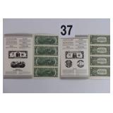 Lot of Uncut Bill Sheets