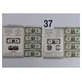 Lot of Uncut Bill Sheets