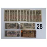 Vintage Foreign Currency Lot