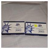 2002,2003 US Mint Proof Sets (2)