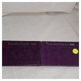 1985,1986 US Mint Proof Sets (2)