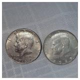 1965,1967 Kennedy Halfs, 50c
