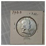 1954D, 1962 Franklin 50c