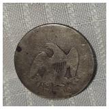 1857 Seated LiebertyQuarter, 25c
