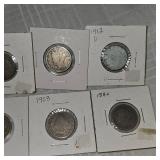 11 Mixed Dates V Nickels, 5c