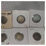 11 Mixed Dates V Nickels, 5c
