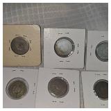 11 Mixed Dates V Nickels, 5c