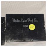 1979,1980 US Mint Proof Sets (2)
