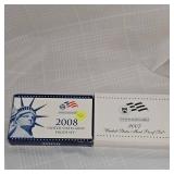 2007,2008 US Mint Proof Sets (2)
