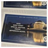 2019 West Point Lincolns, 2020 WP Jeffersons, 2018 WP Proof Set