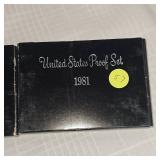 1980,1981 US Mint Proof Sets (2)