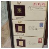 1985-1988 US 22Kt Stamp Collection as Pictured