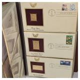 1985-1988 US 22Kt Stamp Collection as Pictured
