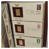 1985-1988 US 22Kt Stamp Collection as Pictured