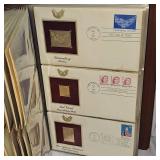 1985-1988 US 22Kt Stamp Collection as Pictured
