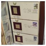 1985-1988 US 22Kt Stamp Collection as Pictured