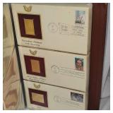 1985-1988 US 22Kt Stamp Collection as Pictured