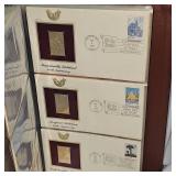 1985-1988 US 22Kt Stamp Collection as Pictured