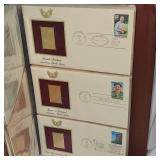 1985-1988 US 22Kt Stamp Collection as Pictured
