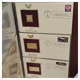 1985-1988 US 22Kt Stamp Collection as Pictured