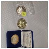 1998-99 Grand Casino UNC Coin, Big Game Coin, 1oz Silver Timberwolves Coin