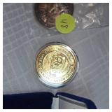 1998-99 Grand Casino UNC Coin, Big Game Coin, 1oz Silver Timberwolves Coin