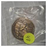 1998-99 Grand Casino UNC Coin, Big Game Coin, 1oz Silver Timberwolves Coin