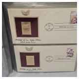 1987 US Wildlife 22kt Gold Stamp Collection