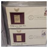 1987 US Wildlife 22kt Gold Stamp Collection