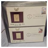 1987 US Wildlife 22kt Gold Stamp Collection