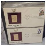 1987 US Wildlife 22kt Gold Stamp Collection