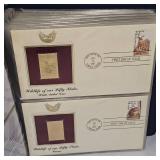 1987 US Wildlife 22kt Gold Stamp Collection