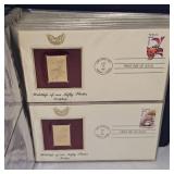 1987 US Wildlife 22kt Gold Stamp Collection