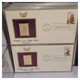 1987 US Wildlife 22kt Gold Stamp Collection