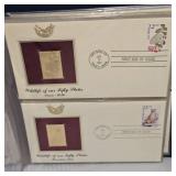 1987 US Wildlife 22kt Gold Stamp Collection