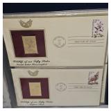 1987 US Wildlife 22kt Gold Stamp Collection