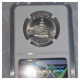 1776-1976 S Silver Kennedy 50c, MS65