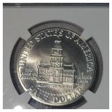 1776-1976 S Silver Kennedy 50c, MS65
