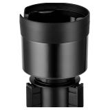 RAYMYLO Car Cup Holder Expander with Adjustable Base, Cup Holder Insert for Car Compatible with Most 32/40 Oz Water Bottles 12 oz/24 oz Coffee Mugs Tumblers 3.4 to 3.78 in Diameter, 1 Pack Black