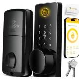 LOCKSTAR  Smart Door Lock   Keyless Entry Deadbolt Door Lock   Multiple Entry Methods   APP   Fingerprint Touch ID   Keypad Code   Card FOB   Traditional Key   Smart Home Devices