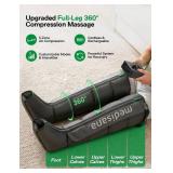 Medisana Leg Compression Massager with Heat, Leg Massager for Circulation and Pain Relief, Compression Boots with 5 Modes & 3 Heat Levels for Edema Relief, Gifts for Mom, Dad, Him, Her